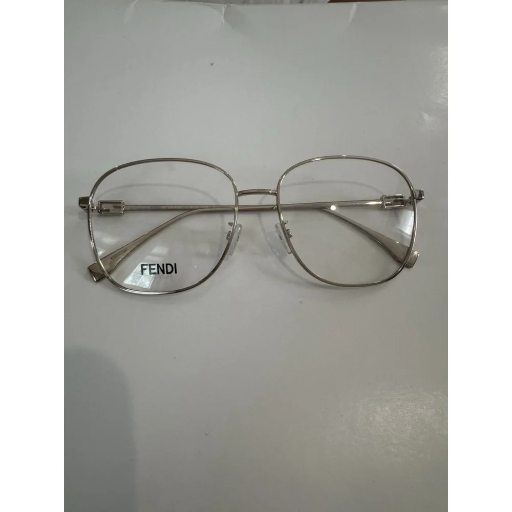 Fendi FE50021u 028 56-16 140 Gold Frame Eyeglasses Women’s Made In Italy